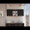 Tuhome Superior 150 Wall Cabinet With Glass, Four Interior Shelves, Two Double Door, Black GLW5609 - alternate 7